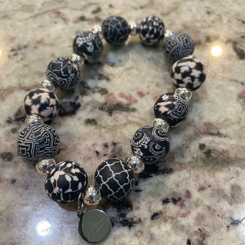 Black and white bracelet
